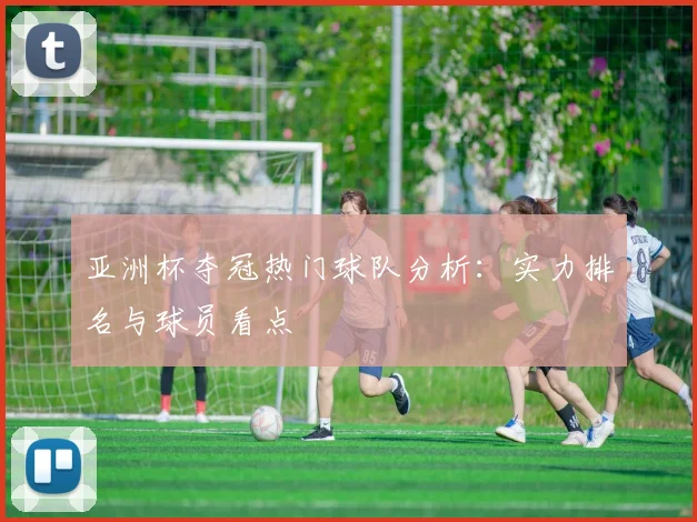 亚洲杯夺冠热门球队分析：实力排名与球员看点